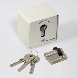 Włącznik kluczykowy w obudowie MP-APZ 1 - 1T TOUSEK 13360250 z wkładką i 3 kluczami