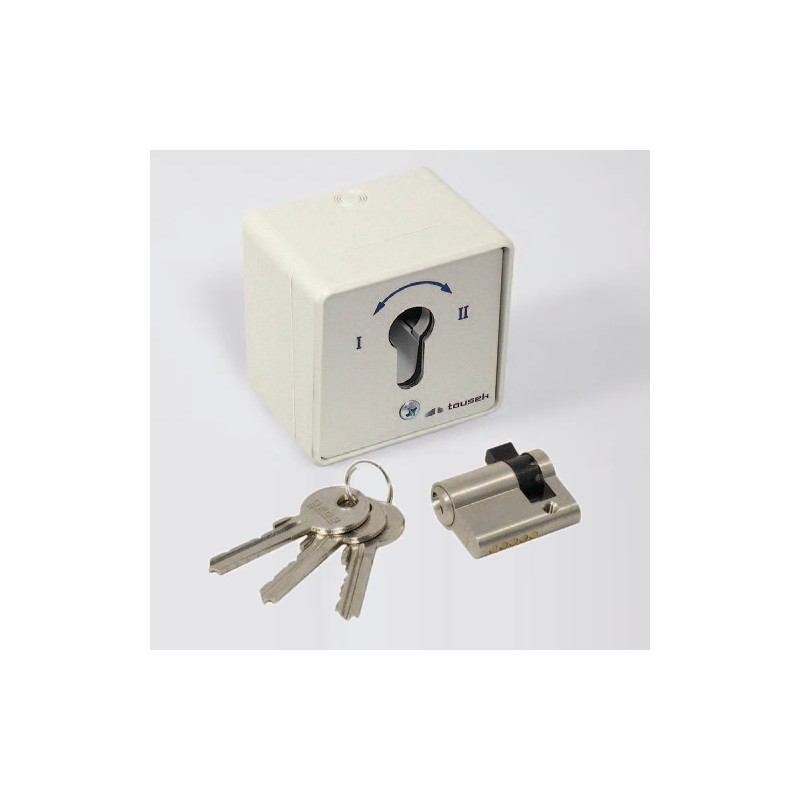 Włącznik kluczykowy w obudowie MP-APZ 1 - 2T TOUSEK 13360230 z wkładką i 3 kluczami