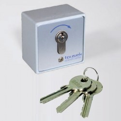 Włącznik kluczykowy w obudowie metalowej M-APZ 1 - 1T TOUSEK 13360190 z wkładką i 3 kluczami