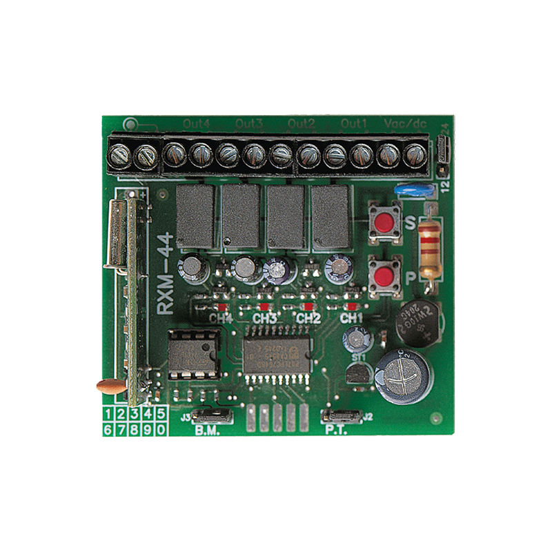 RXM-44 KEY odbiornik radiowy 4-kanałowy kod zmienny, 433,92 MHz