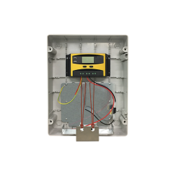 SOLEAU KEY - obudowa z płytami elektronicznymi i części do mocowania panelu słonecznego